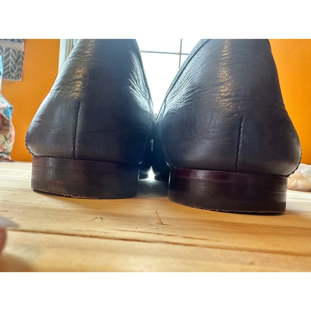 Sam Edelman Loraine Navy Blue Leather Horsebit Loafers Womens Size 9 - Picture 5 of 7
